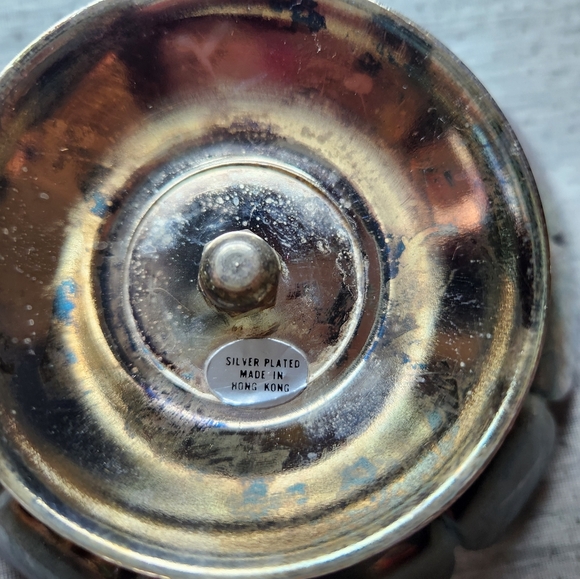 Reed & Barton World's Finest Silver Plated Candle Holder 2x5"H 5"W - Picture 7 of 11